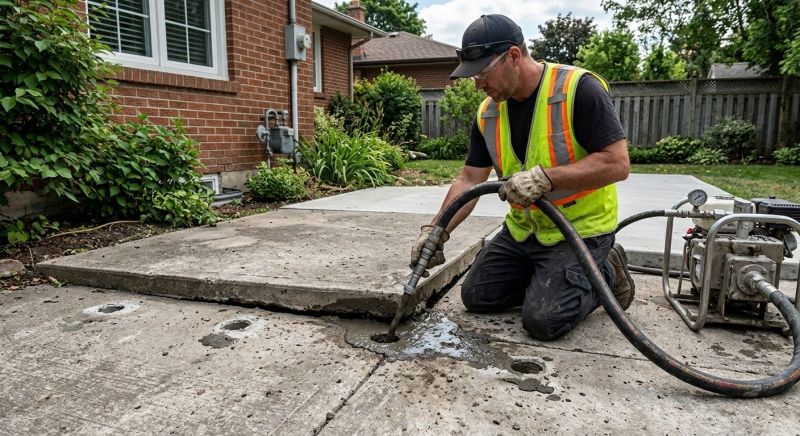 Patio Mudjacking in San Antonio, TX