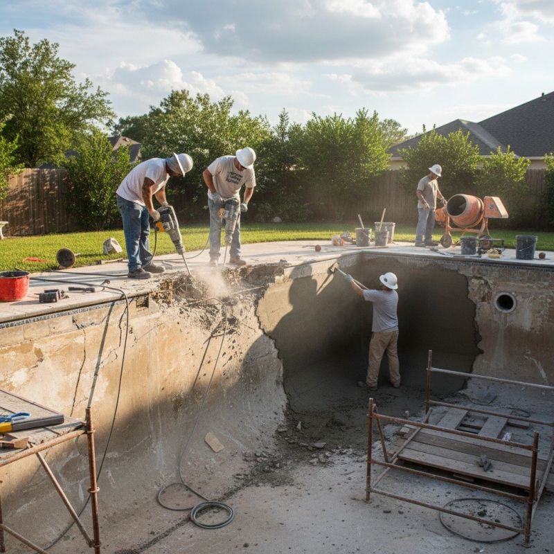 Local Sunken Concrete Repair pros at work