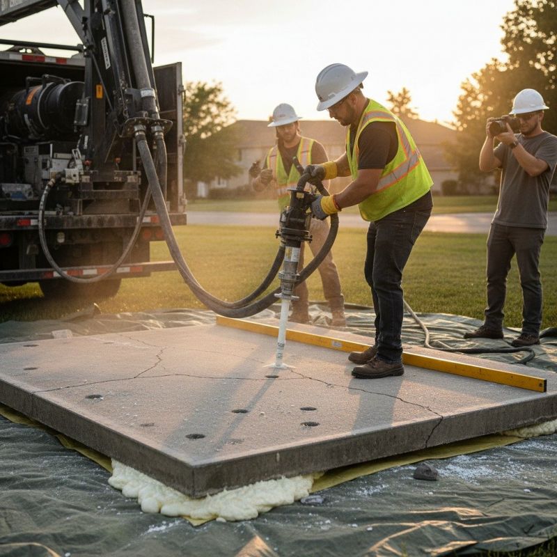 Commercial Concrete Mudjacking in Columbus, OH