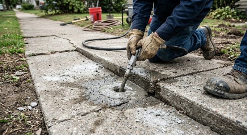 Concrete Leveling in West Des Moines, IA