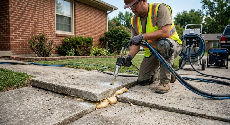 Concrete Poly Jacking in Columbus, OH