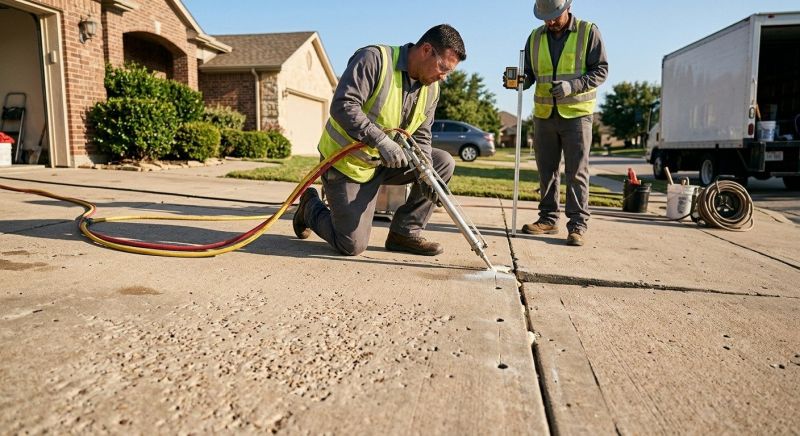 Concrete Settlement Repair in Tampa, FL