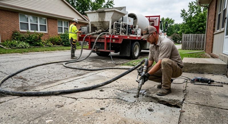 Concrete Settlement Repair in Tampa, FL