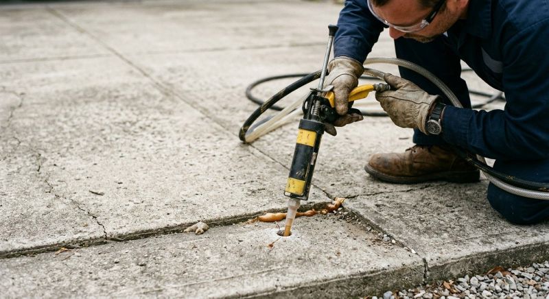 Mudjacking in West Des Moines, IA
