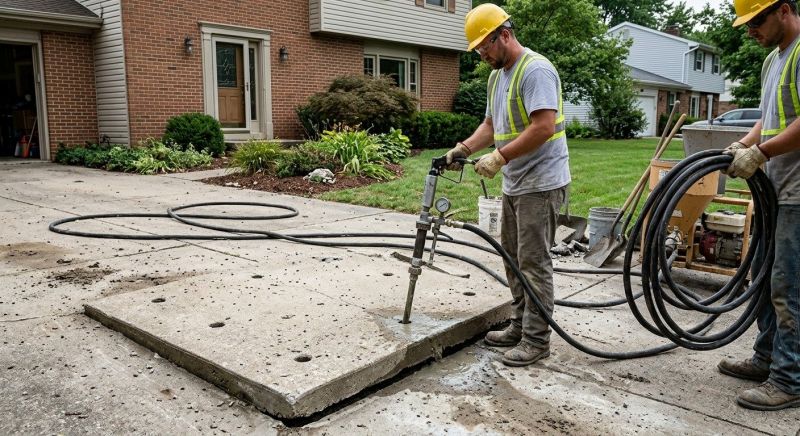 Patio Mudjacking in Columbus, OH