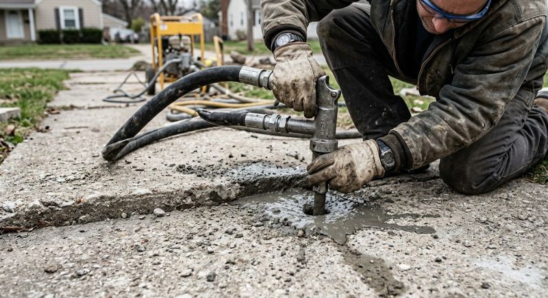 Sidewalk Raising in Columbus, OH