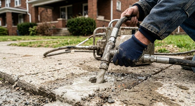 Sidewalk Raising in Des Moines, IA