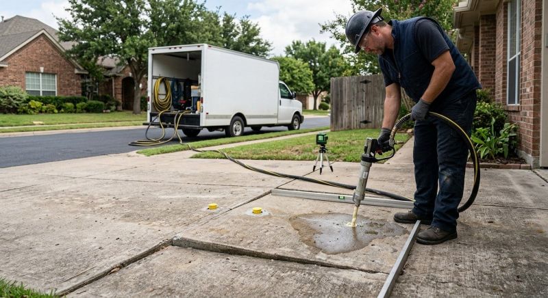 Sunken Driveway Lifting in Columbus, OH